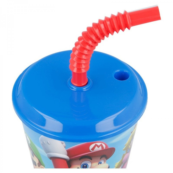 Kubek ze słomką Super Mario 430 ml