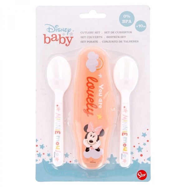 Łyżeczka do karmienia w etui Indigo Dreams Myszka Miki 2 sztuki