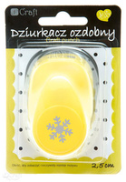 Dziurkacz ozdobny Śnieżynka 2,5cm Dp Craft