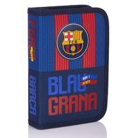 Piórnik bez wyposażenia jednokomorowy FC Barcelona FC-143