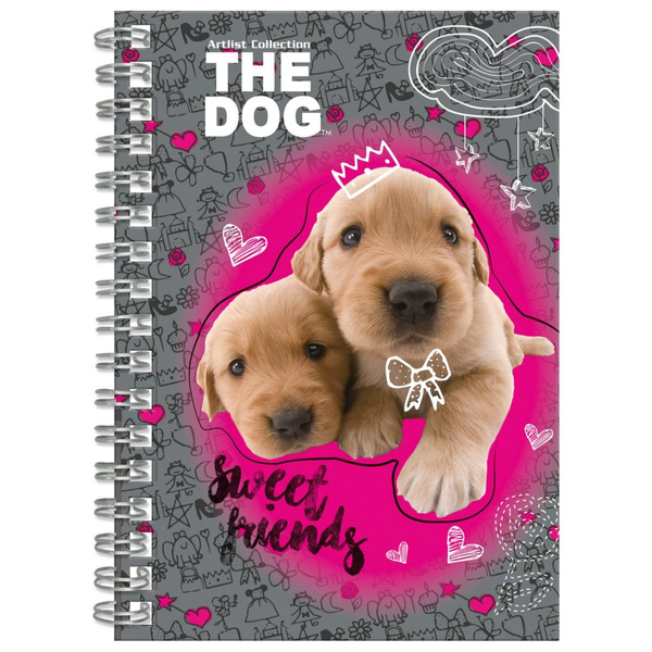 Notes spiralny A6 The Dog