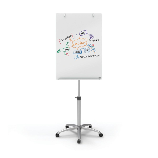 Flipchart mobilny Nobo magnetyczny szklany