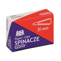 Spinacz biurowy 31mm trójkątny Grand