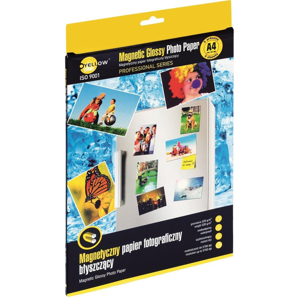 Papier fotograficzny A4 magnetyczny 320g Yellow One