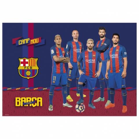 Podkład na biurko oklejany FC Barcelona