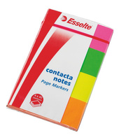 Zakładki indeksujące Esselte Contacta 4x50 kartek