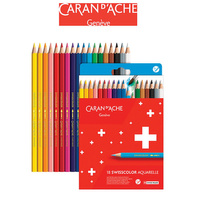 Kredki akwarelowe Caran d`Ache Swisscolor 18 kolorów