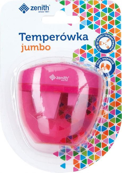 Temperówka z pojemnikiem 3 otwory Zenith Jumbo