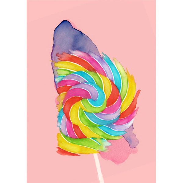 Pisak akwarelowy Faber Castell Goldfaber Aqua zestaw Candy Shop 6 sztuk