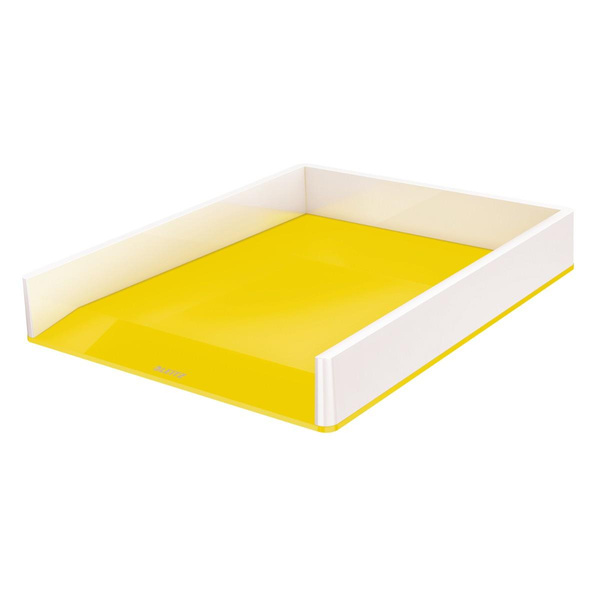 Szuflada na dokumenty A4 Leitz Wow dwukolorowa żółty