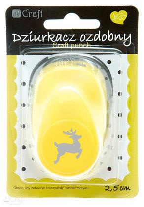 Dziurkacz ozdobny Renifer 2,5cm Dp Craft
