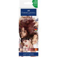 Pisak akwarelowy Faber Castell Goldfaber Aqua zestaw portrait 6 sztuk