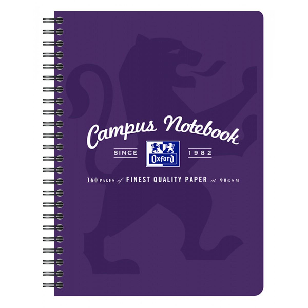Kołozeszyt B5+ w kratkę 80 kartek Campus Oxford