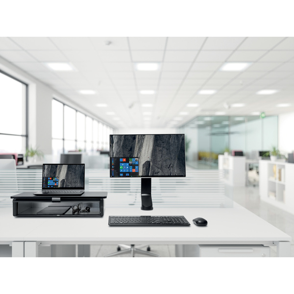 Podstawka pod monitor z półką do dezynfekcji UVC Kensington UVStand