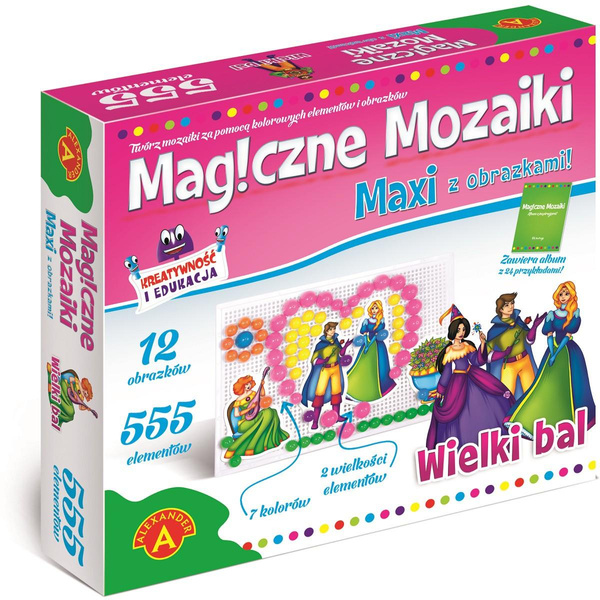 Gra Magiczne mozaiki 555 elementów - wielki bal Alexander