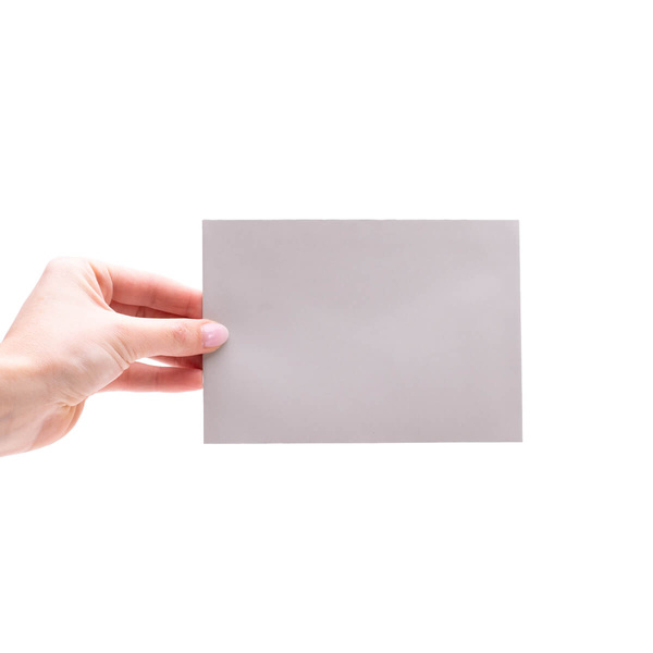 Koperty ozdobne C6 jasnoszare 130g satynowana Argo