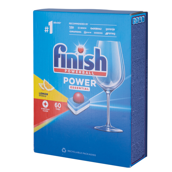 Tabletki do zmywarek Finish Power Essential Lemon 60 sztuk