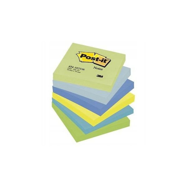Karteczki samoprzylepne 76x76mm Post-it paleta marzycielska 654MTDR