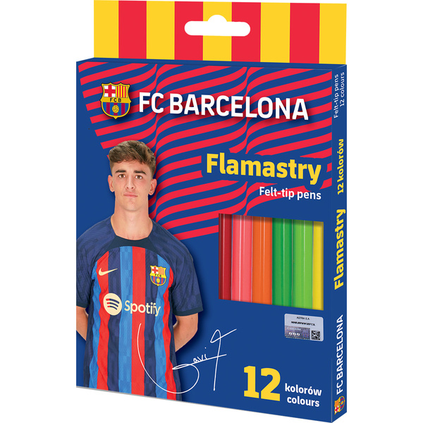 Flamastry Barcelona 12 kolorów