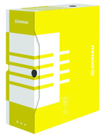 Pudełko archiwizacyjne Donau A4 12cm żółty