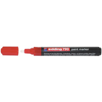 Marker lakierowy Edding 790 końcówka okrągła 2-3mm czerwony
