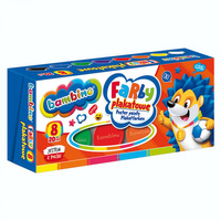 Farby plakatowe 8 kolorów 20ml Bambino