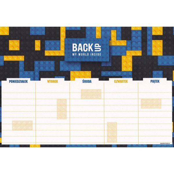 Plan lekcji BackUp 3 A52