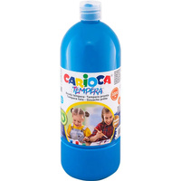 Farba tempera niebieska 1000ml Carioca