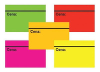 Etykiety cenowe 42x30 mm - Typ C zielony