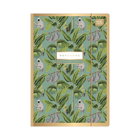 Teczka z gumką dla dzieci A4+ Metallic Gold