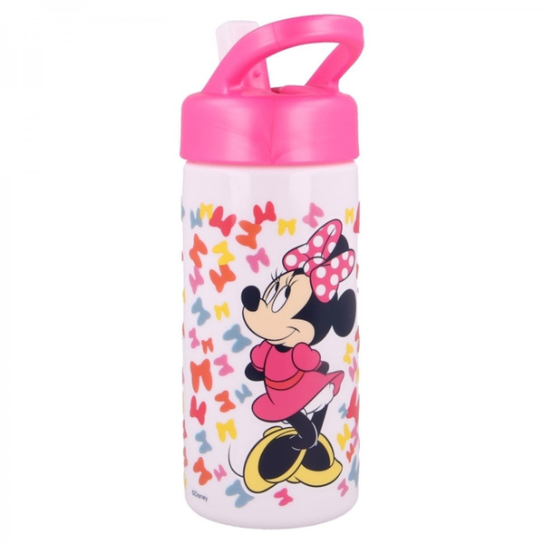 Butelka z ustnikiem i rączką Myszka Minnie 410 ml