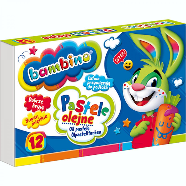 Pastele olejne Bambino 12 kolorów