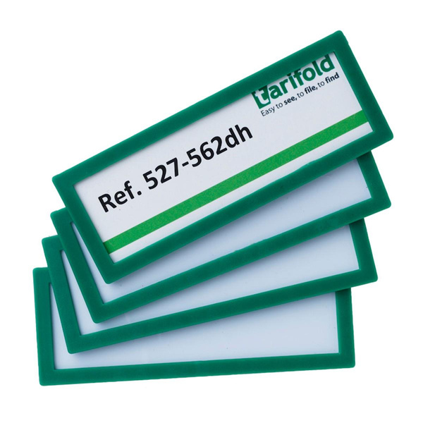 Ramka magnetyczna Djois x Tarifold naścienna 120x45mm zestaw 4 sztuki zielony