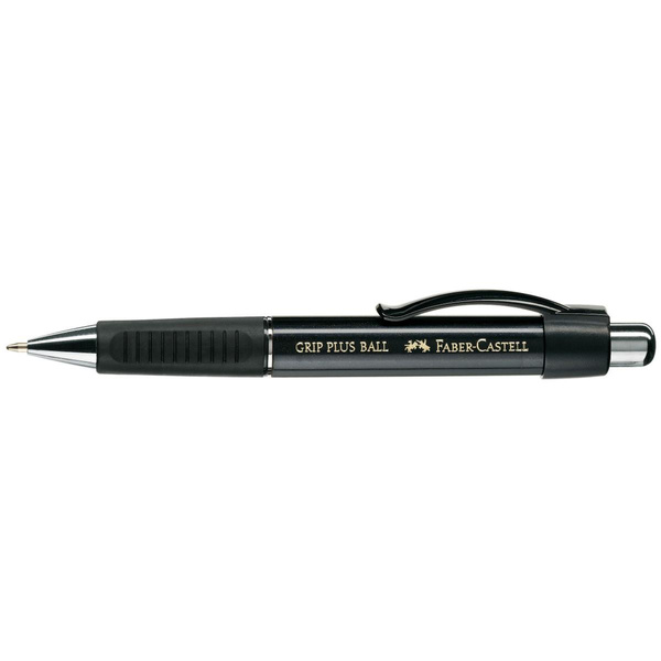 Długopis automatyczny Faber Castell 1407 Grip Plus czarny
