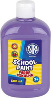 Farba plakatowa w butelce 500ml fioletowa Astra
