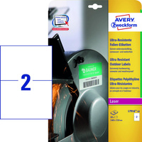 Etykiety polietylenowe Avery Zweckform ultra wytrzymałe białe 210x148mm