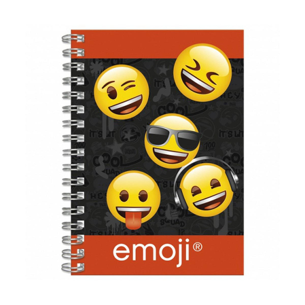 Notes spiralny A6 Emoji