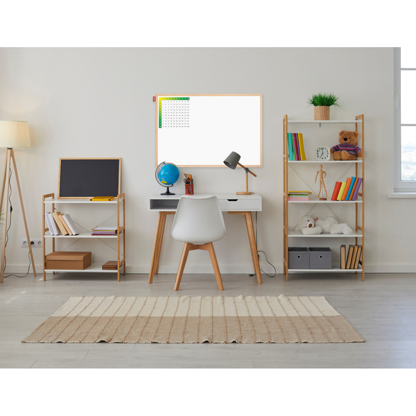 Tablica edukacyjna suchościeralno-magnetyczna Memobe tabliczka mnożenia 150x100 cm