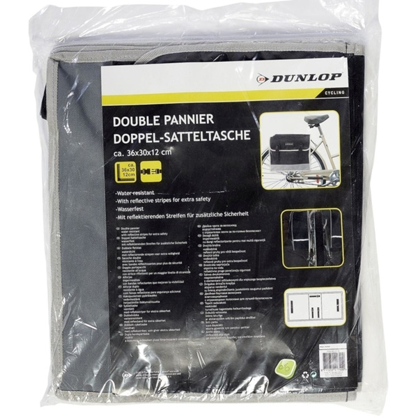 Torba rowerowa podwójna na bagażnik Dunlop