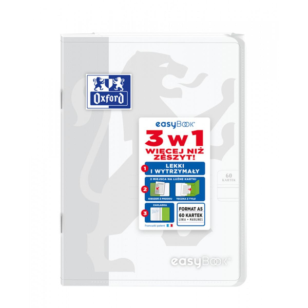 Zeszyt Oxford Easybook A5 w linię 60 kartek
