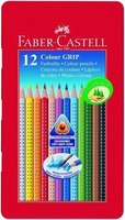 Kredki Faber Castell Grip 2001 12 kolorów metalowe pudelko