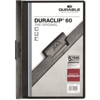 Skoroszyt zaciskowy Durable Duraclip 60 czarny