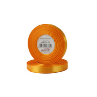 Wstążka satynowa 12mmx32m pomarańczowa