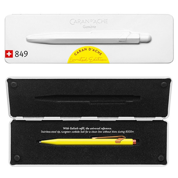 Długopis automatyczny Caran d Ache 849 Claim Your Style Ed2 Canary Yellow M