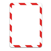 Kieszeń magnetyczna Djois x Tarifold Magneto Safety A4 biało-czerwona