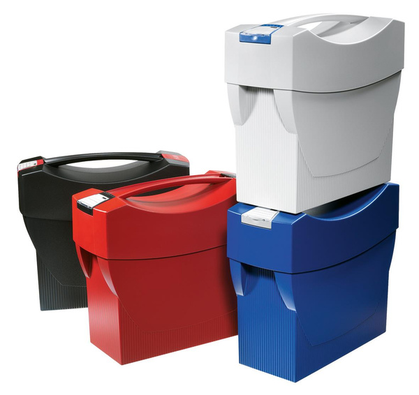 Pojemnik Han Swing Plus na teczki zawieszkowe czerwony