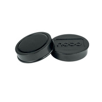Magnesy Nobo do tablic suchościeralnych 38mm udźwig 1,5kg czarny