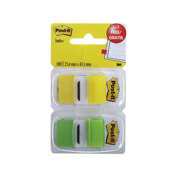 Zakładki indeksujące Post-it 3M 2x50 kartek 25x43mm