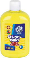 Farba plakatowa w butelce 500ml cytrynowa Astra