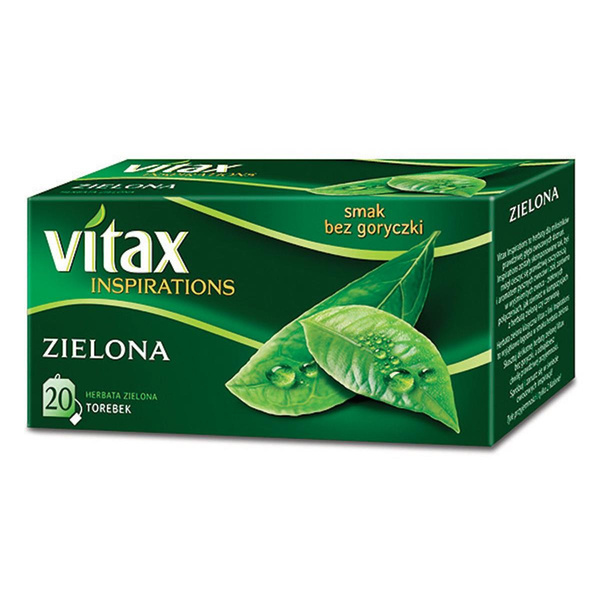 Herbata Vitax Inspirations zielona 20 torebek